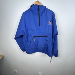 Most Wanted medium pullover light  Windbreaker Jacket horse & rider blue